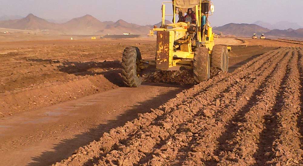 Al Mardoof earthworks machinery in Madinah