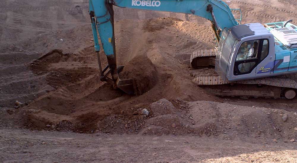 Al Mardoof earthworks machinery in Madinah