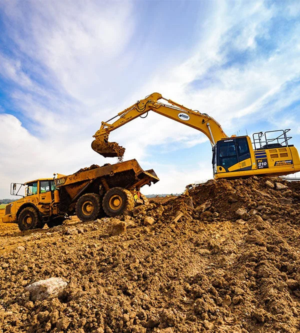 Al Mardoof earthworks machinery in Madinah